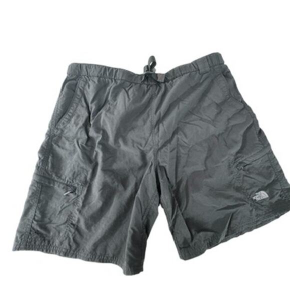 "North Face" Blk Mens Shorts XL Mesh Lining Cargo Belted Hiking Swimming outdoor - Picture 1 of 12